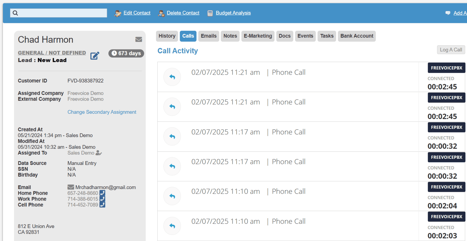 Pro Portal for Call Management